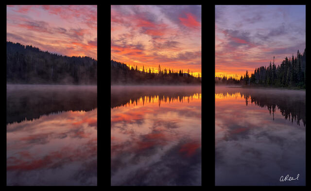 Slow Burn Triptych