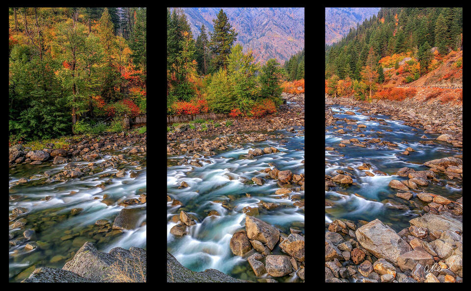Rollin On A River Triptych
