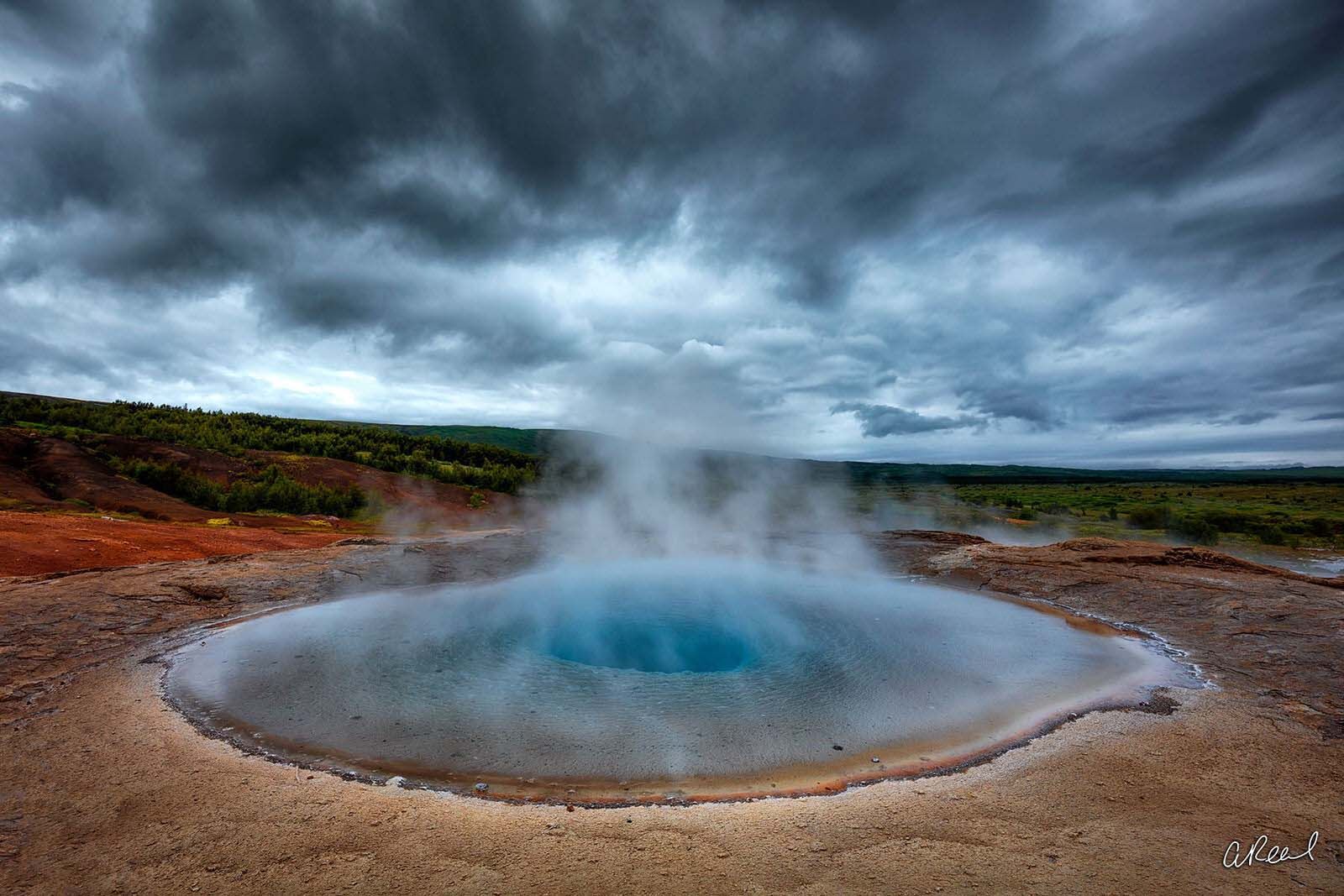 Transform your space with Aaron Reed's limited edition photography print, Eye of The Storm, from his Iceland Nature Photography...