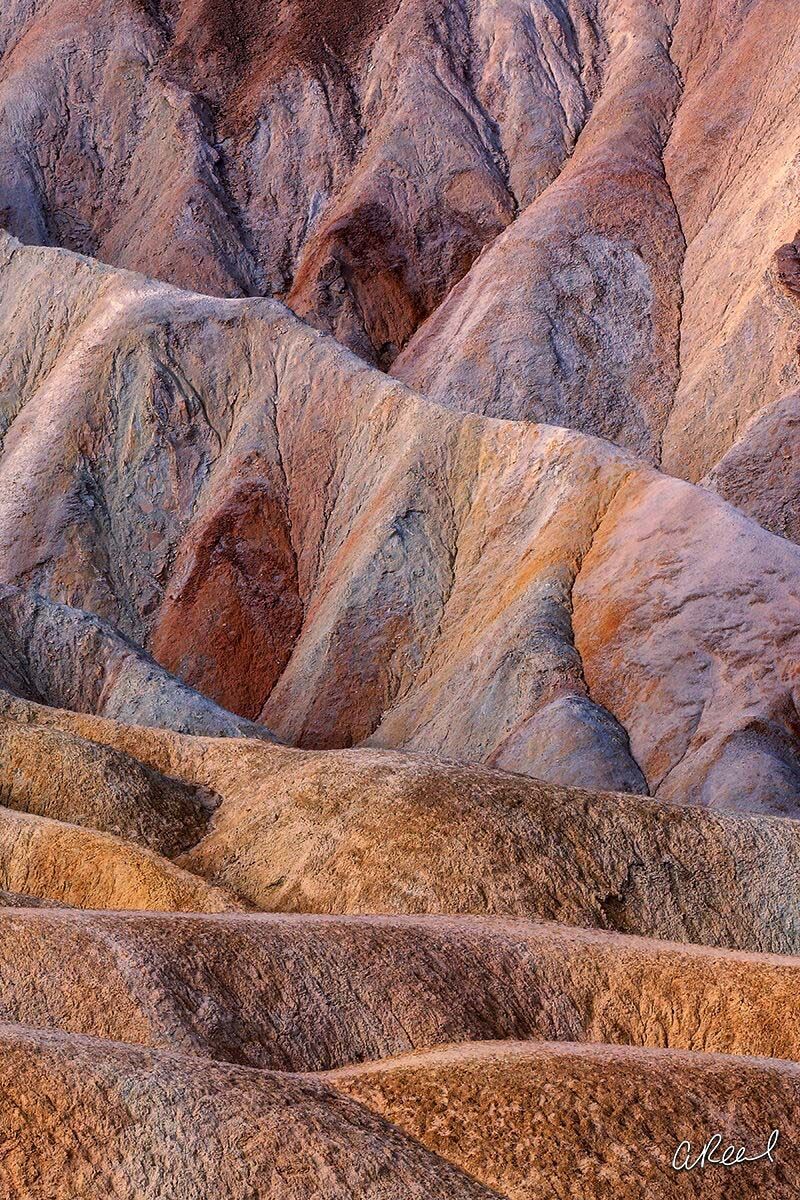 Salt Water Taffy photo Zabriskie Point, Death Valley, Mud, Sediment, Abstract, Salt, Water, Erosion, Fine Art, Limited Edition, Geology, California, Volcanic, , photo